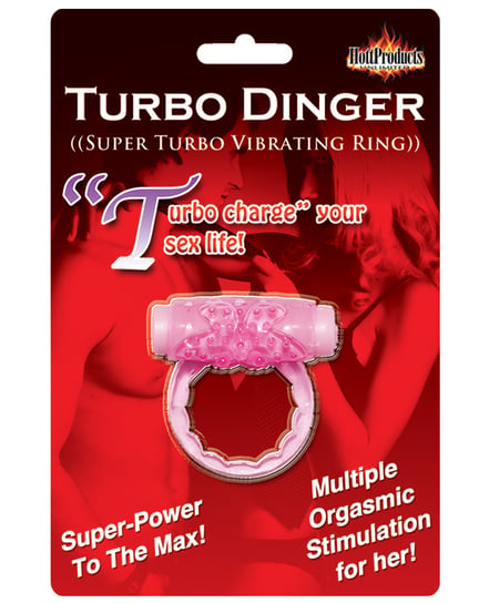 Humm Dinger Turbo Vibrating Cockring – Magenta by Humm Dinger product image