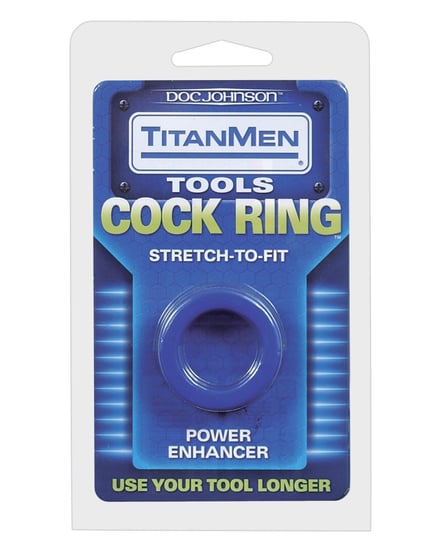 Titanmen Tools Cock Ring – Blue by Titanmen product image