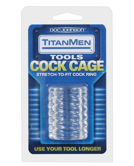 Titanmen Tools Cock Cage – Clear by Titanmen product image