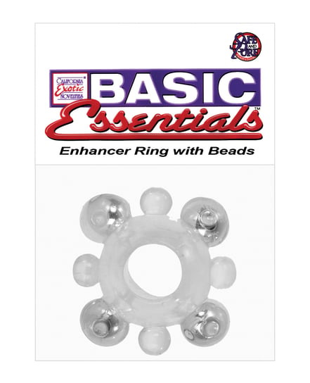 Basic Essentials Enhancer Ring w/Beads – Clear by Basic Essentials product image