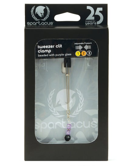 Spartacus Beaded Clit Clamp – Purple by Spartacus product image