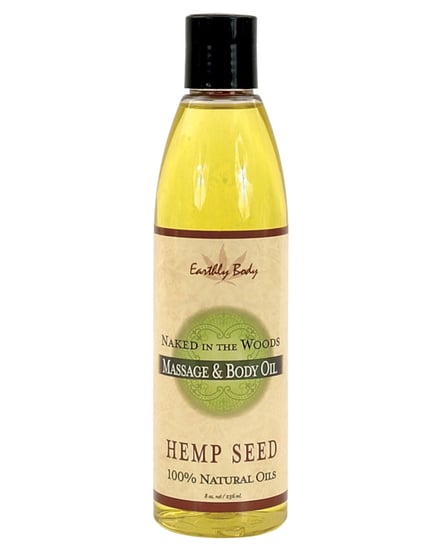 Earthly Body Massage & Body Oil – 8 oz Naked in the Woods by Earthly Body product image