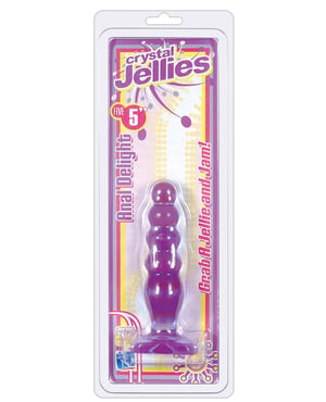 Crystal Jellies 5″ Anal Delight – Purple by Crystal Jellies product image
