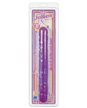 Crystal Jellies 12″ Jr. Double Dong – Purple by Crystal Jellies product image