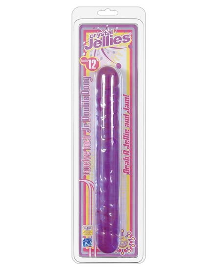 Crystal Jellies 12″ Jr. Double Dong – Purple by Crystal Jellies product image