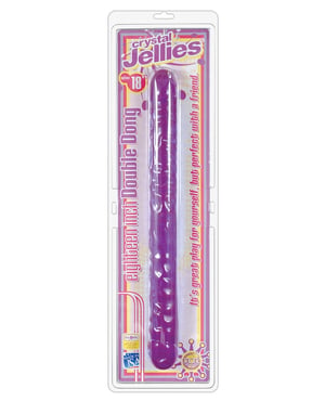 Crystal Jellies 18″ Double Dong – Purple by Crystal Jellies product image
