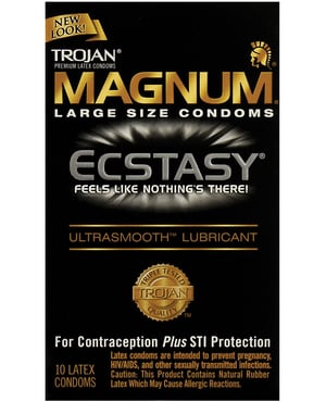 Trojan Magnum Ecstasy Condoms – Box of 10 by Trojan product image