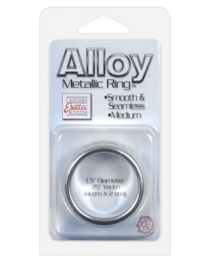 Alloy Metallic Ring – Medium Silver by Rings! product image