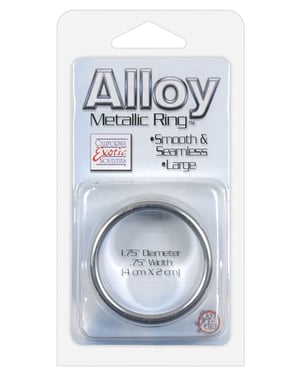Alloy Metallic Ring – Large Silver by Rings! product image