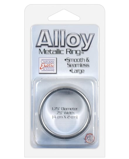 Alloy Metallic Ring – Large Silver by Rings! product image