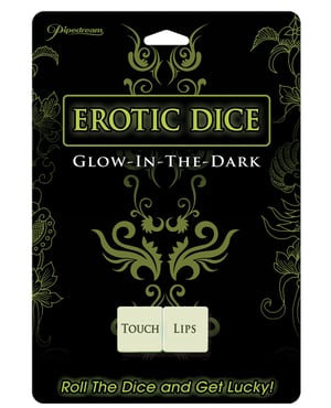 Erotic Dice – Glow in the Dark by Pipedream Products product image