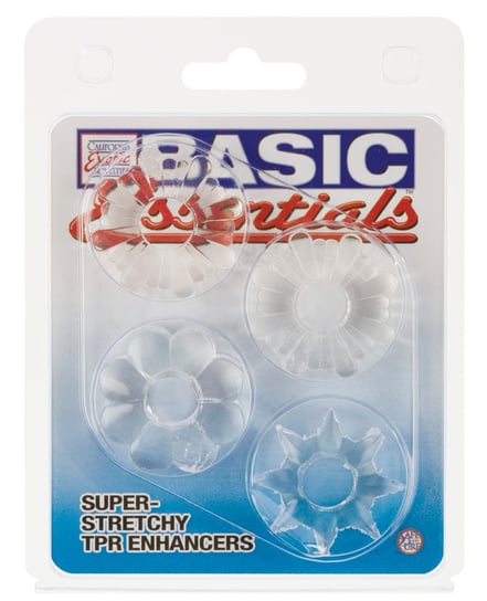 Basic Essentials Rings – Clear Set of 4 by Basic Essentials product image