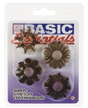 Basic Essentials Rings – Smoke Set of 4 by Basic Essentials product image
