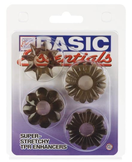 Basic Essentials Rings – Smoke Set of 4 by Basic Essentials product image