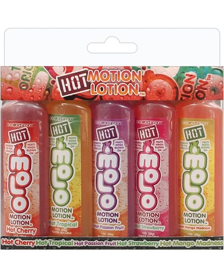 Hot Motion Lotion Kit – 1 oz Asst. Flavors Pack of 5 by Motion Lotion product image