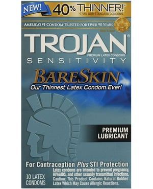 Trojan BareSkin Condoms – Box of 10 by Trojan product image
