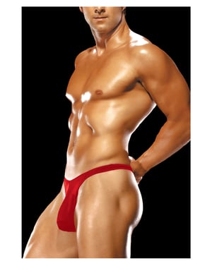Male Power Bong Thong Red S/M by Male Power product image