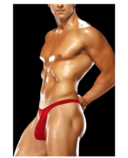 Male Power Bong Thong Red S/M by Male Power product image