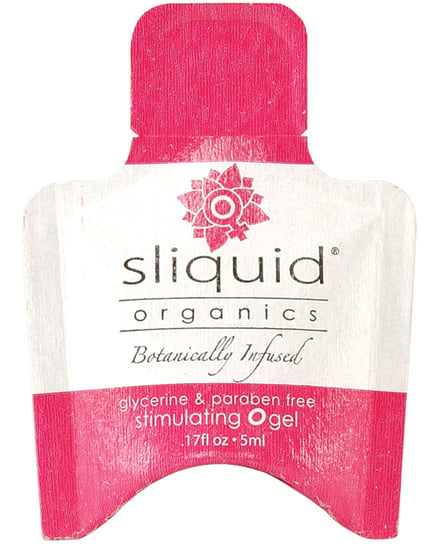 Sliquid Organics O Gel – .17 oz Pillow by Sliquid product image
