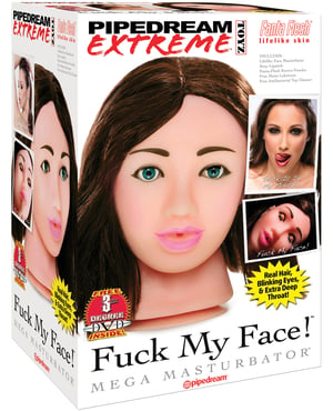 Pipedream Extreme Toyz Fuck My Face – Brunette by PDX Extreme product image
