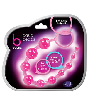 Blush B Yours Basic Anal Beads – Pink by B Yours product image