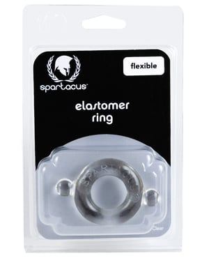Spartacus Elastomer Cock Ring – Clear by Spartacus product image