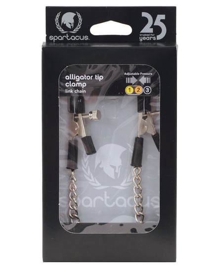 Spartacus Adjustable Alligator Nipple Clamps w/Link Chain by Spartacus product image