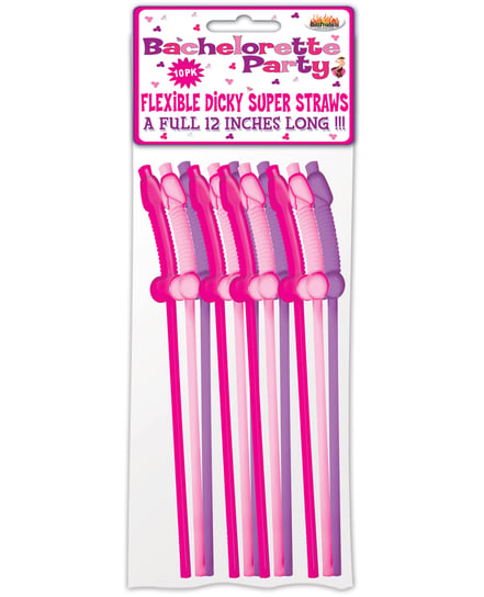 Bachelorette Party Flexy Super Straw – Pack of 10 by Bachelorette Party product image