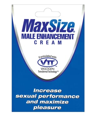 Max Size Male Enhancement Cream – Individual Foil Packet by Max Size product image