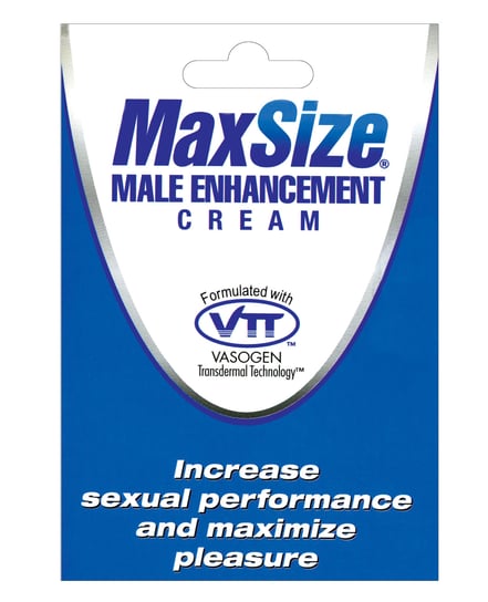 Max Size Male Enhancement Cream – Individual Foil Packet by Max Size product image