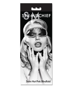 Sex & Mischief Satin Blindfold – Hot Pink by Sex & Mischief product image