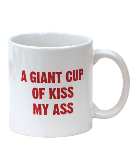 Attitude Mug A Giant Cup of Kiss My Ass – 22 oz by Island Dogs product image