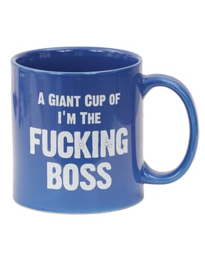 Attitude Mug A Giant Cup of I’m the Fucking Boss – 22 oz by Island Dogs product image
