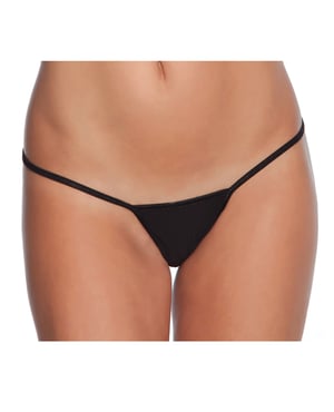 Low Rise Lycra G-String Black XL by Coquette product image