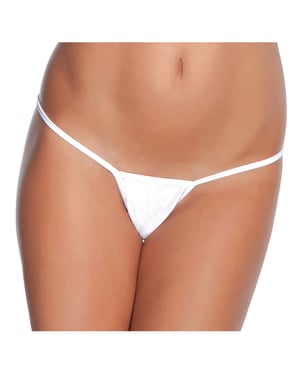 Low Rise Lycra G-String White XL by Coquette product image
