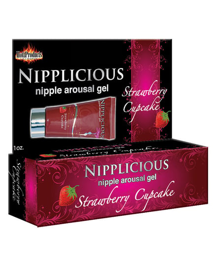 Nipplicious Nipple Arousal Gel – 1 oz Strawberry by Nipplicious product image