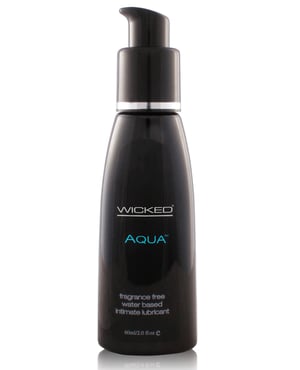 Wicked Sensual Care Aqua Waterbased Lubricant – 2 oz Fragrance Free by Wicked Sensual Care product image
