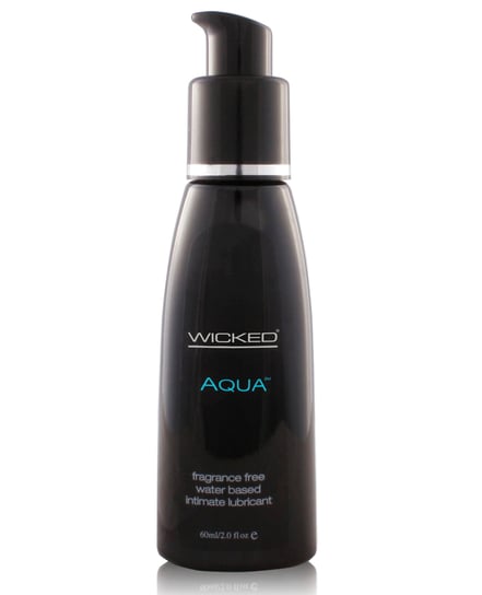 Wicked Sensual Care Aqua Waterbased Lubricant – 2 oz Fragrance Free by Wicked Sensual Care product image