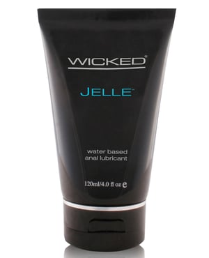 Wicked Sensual Care Jelle Waterbased Anal Lubricant – 4 oz Fragrance Free by Wicked Sensual Care product image