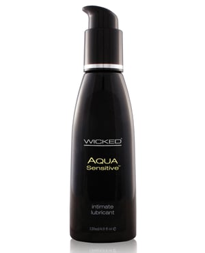 Wicked Sensual Care Hypoallergenic Aqua Sensitive Waterbased Lubricant – 4 oz Unscented by Wicked Sensual Care product image