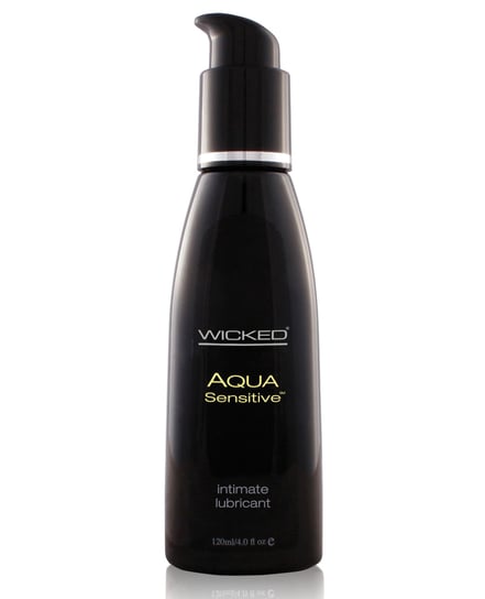 Wicked Sensual Care Hypoallergenic Aqua Sensitive Waterbased Lubricant – 4 oz Unscented by Wicked Sensual Care product image