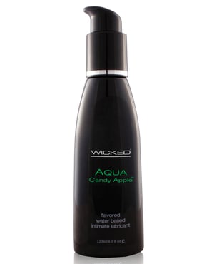 Wicked Sensual Care Aqua Waterbased Lubricant – 4 oz Candy Apple by Wicked Sensual Care product image