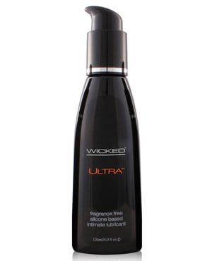 Wicked Sensual Care Ultra Silicone Based Lubricant – 4 oz Fragrance Free by Wicked Sensual Care product image