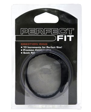 Perfect Fit Speed Shift 17 Adjustments Cock Ring – Black by Perfect Fit product image