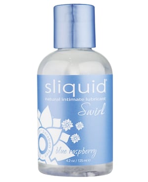 Sliquid Naturals Swirl Lubricant – 4.2 oz Blue Raspberry by Sliquid product image