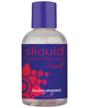 Sliquid Naturals Swirl Lubricant – 4.2 oz Strawberry Pomegranate by Sliquid product image