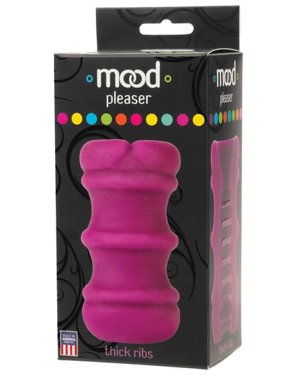 Mood ULTRASKYN Thick Ribbed Stroker – Purple by Mood product image