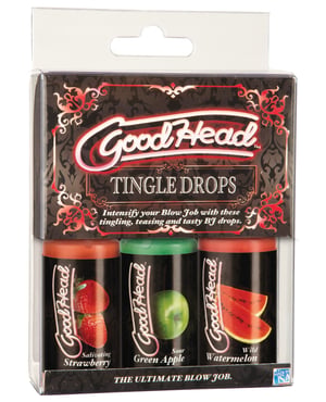 GoodHead Tingle Drops Kit – Strawberry/Green Apple/Watermelon by GoodHead product image