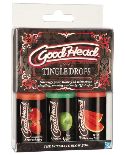 GoodHead Tingle Drops Kit – Strawberry/Green Apple/Watermelon by GoodHead product image