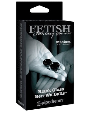 Fetish Fantasy Limited Edition Black Glass Ben-Wa Balls – Medium by Fetish Fantasy Limited Edition product image